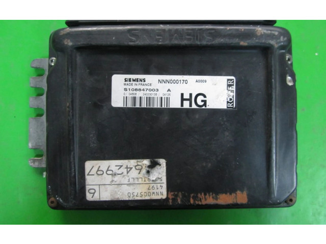 Řídící jednotka NNN000170, S108847003A Rover 75 2003