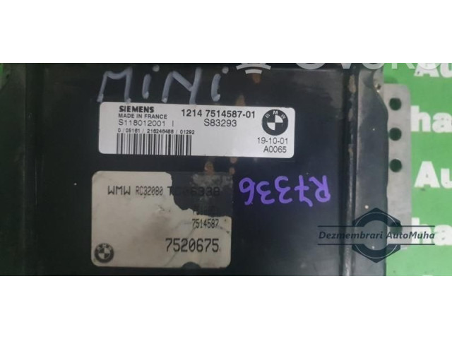 Блок управления двигателем Блок управления 1214752001901, 7520675.   Mini Cooper Hatch Hardtop