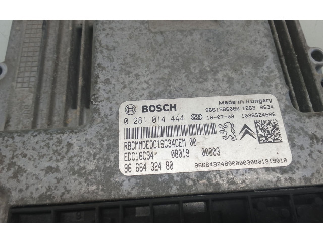 Řídící jednotka 0281014444, 9666432480 Citroen Nemo 2010
