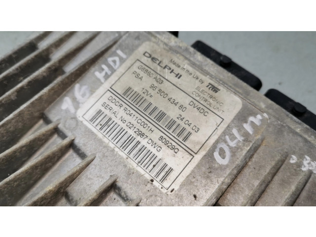 Řídící jednotka 9650043480   Citroen C3 2004