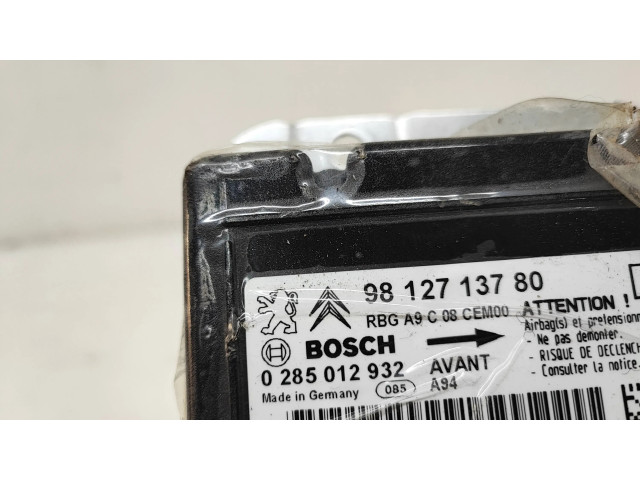 Блок подушек безопасности 9812713780, 0285012932   Peugeot 2008 I