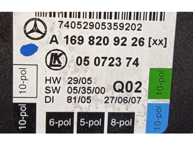 Блок комфорта A1698209226, 05072374   Mercedes-Benz A W169   