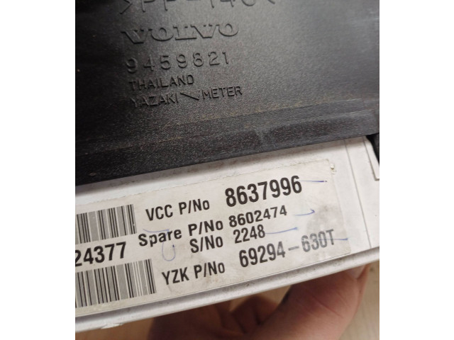Панель приборов 8602474, 8637996   Volvo V70       