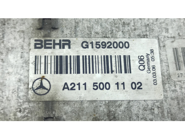 Интеркулер  A2115001102, G1592000   Mercedes-Benz E W211 3.0