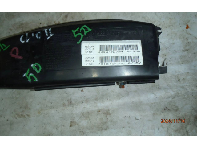 Подушка безопасности в сиденье 8200187648, 28492000449   Renault Clio II