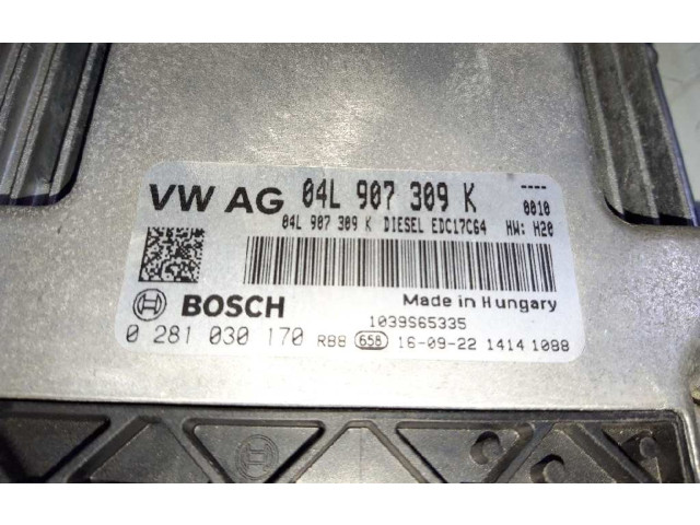 Řídící jednotka 04L907309K, 0281030170 Volkswagen Caddy 2017