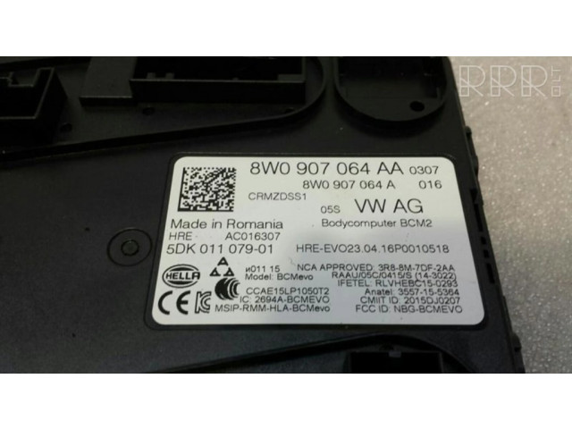 Pojistková skříňka Řídící jednotka BSM 8W0907064AA Audi A4 S4 B9 2016