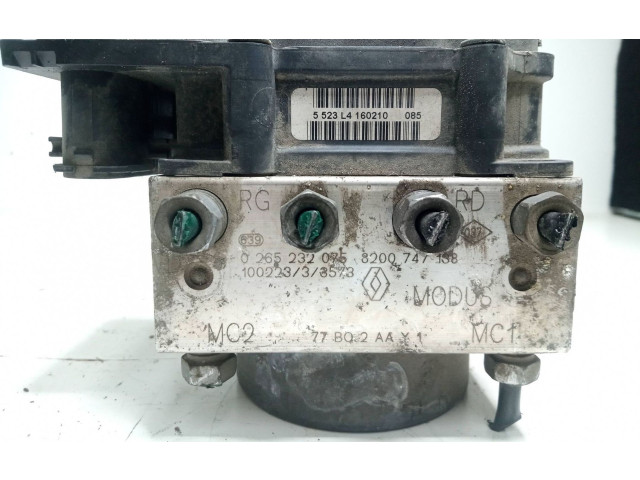 Jednotka ABS 0265232075-100223, BOSCH Renault Grand Modus 2010