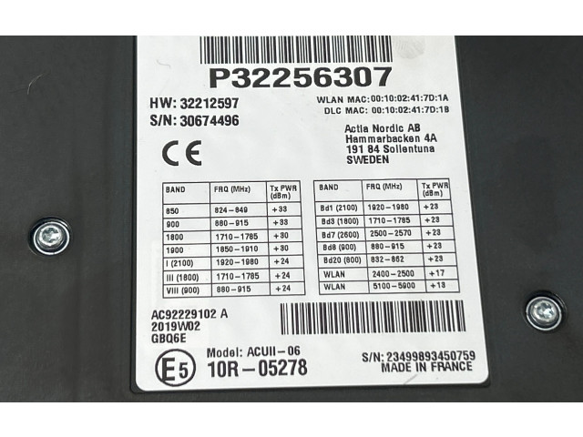 Модуль «Bluetooth» 32256307, 31475065 Volvo XC40