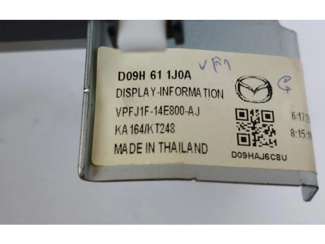 Дисплей D09H611J0A Mazda CX-3