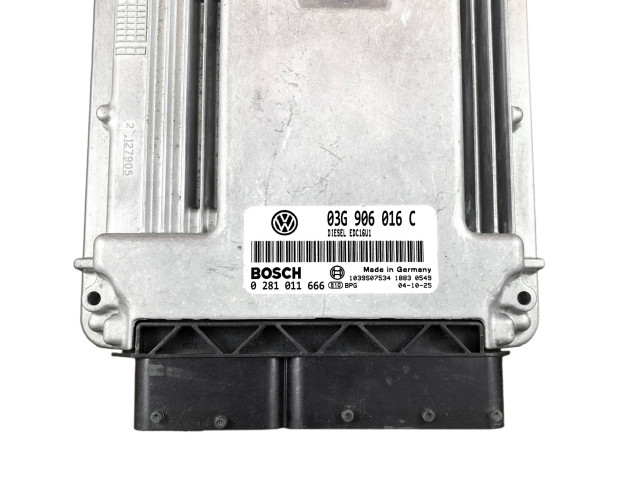 Řídící jednotka 03G906016C, 0281011666   Volkswagen Caddy 2008
