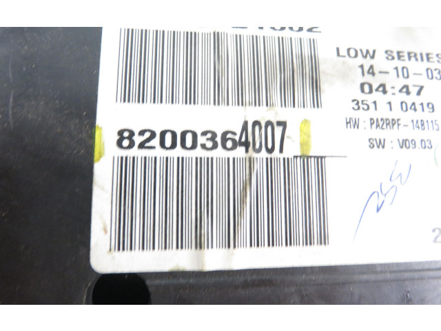 Přístrojová deska Renault Megane II 2004 8200364007