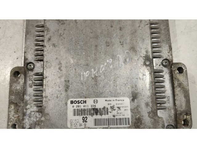 Блок управления двигателем Блок управления 0281011334, 9652590480 Citroen C8
