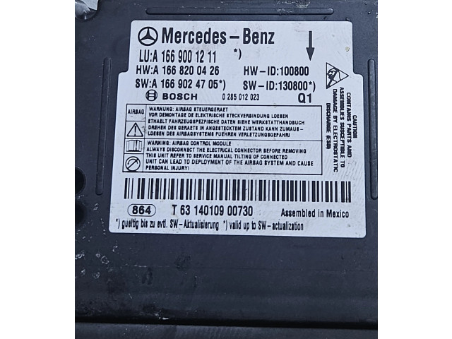 Блок подушек безопасности A1669001211, A1668200426   Mercedes-Benz GL X166
