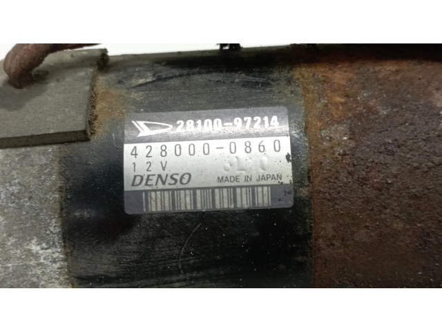 Стартер 2810097214, 4280000860 Daihatsu Sirion
