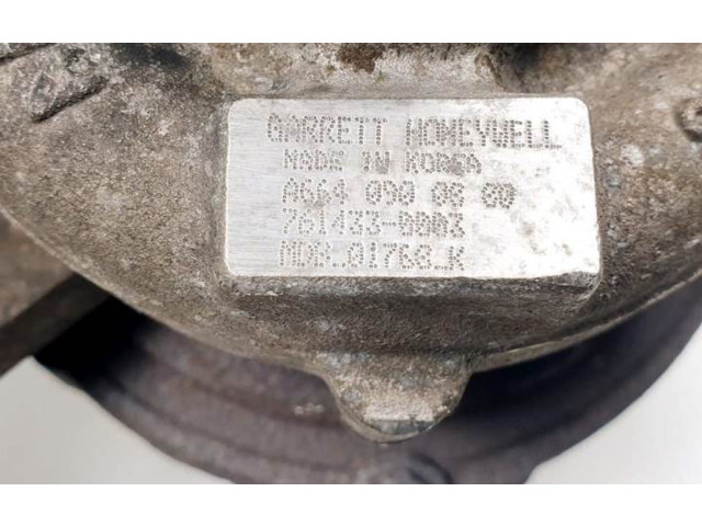 Турбина SsangYong Kyron 7614330003, A6640900800 для двигателя D20DT