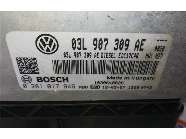 Řídící jednotka 03L907309AE, 0281017946 Volkswagen Tiguan 2008