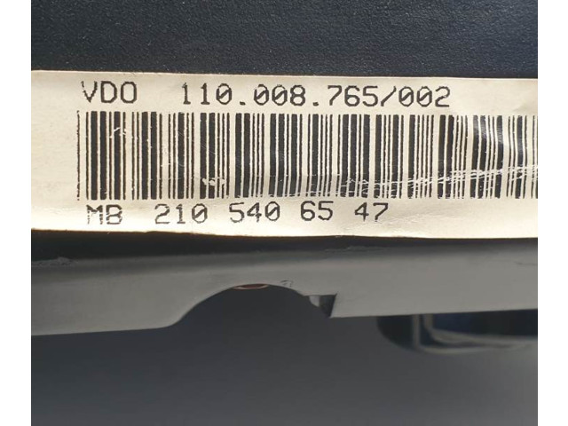 Панель приборов 2105406547 Mercedes-Benz E W210