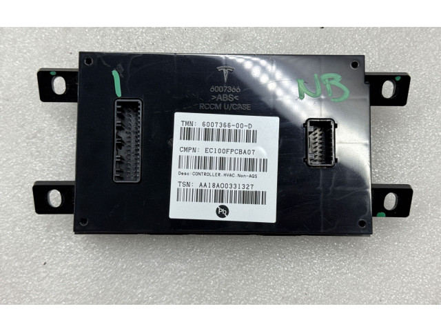 Блок управления климат-контролем 600736600D, EC100FPCBA07 Tesla Model X