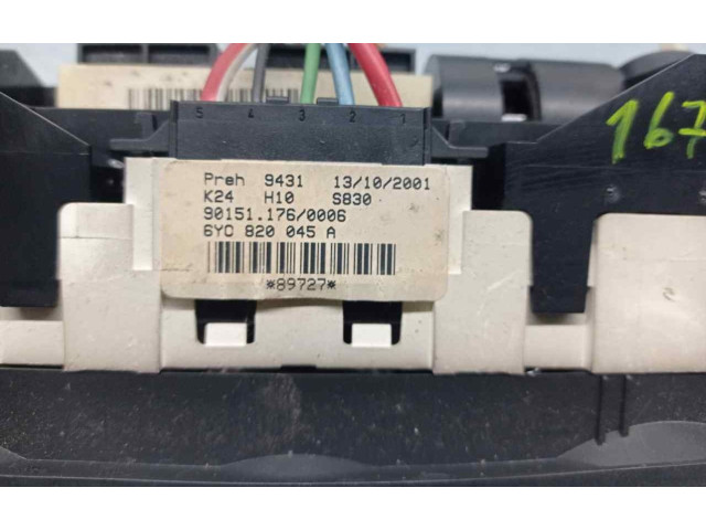 Модуль блока управления кондиционером 6Y0820045A Skoda Fabia Mk1 (6Y)