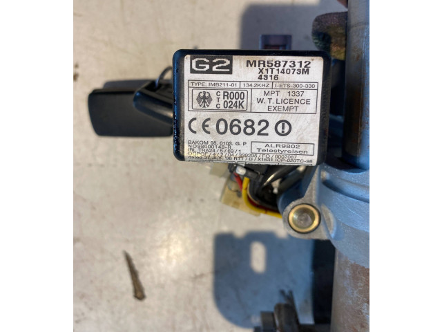 Рулевая рейка MR587312, X1T14073M Mitsubishi Outlander 2001-2007 года