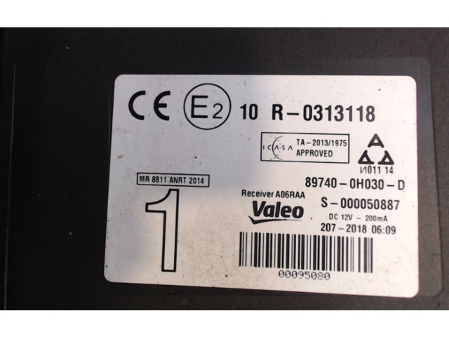 Блок управления 897400H030, 897400H030   Peugeot 108