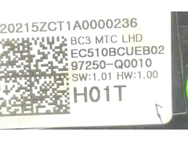 Блок управления климат-контролем 97250Q0010 Hyundai Bayon