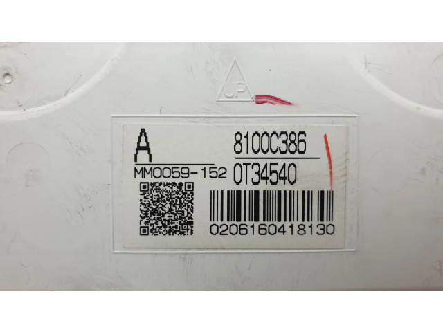Панель приборов 8100C386 Mitsubishi Outlander