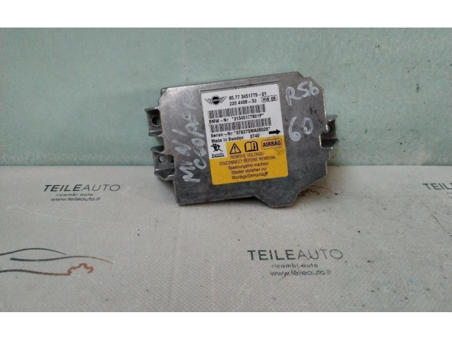 Блок подушек безопасности 65773451779-01, 65773451779-01   Mini One - Cooper Coupe R56