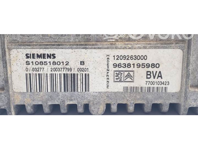 Блок управления коробкой передач S108518012B   Peugeot 306