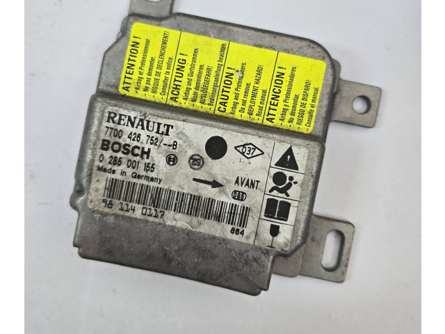 Блок подушек безопасности 7700426752b, 0285001155   Renault Clio II
