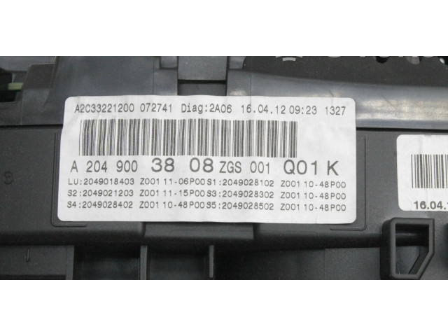 Řídící jednotka A2711500391, A0034468840 Mercedes-Benz C W204 2012