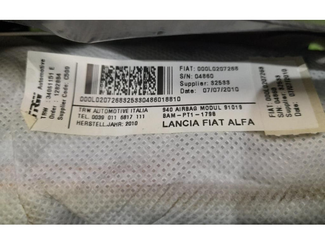 Подушка безопасности в сиденье 000L0207268, 000L0207268   Alfa Romeo Giulietta