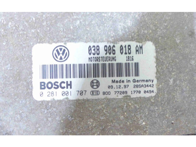 Блок управления двигателем Блок управления 038906018AM, IMPRK1225986 Skoda Octavia Mk1 (1U)