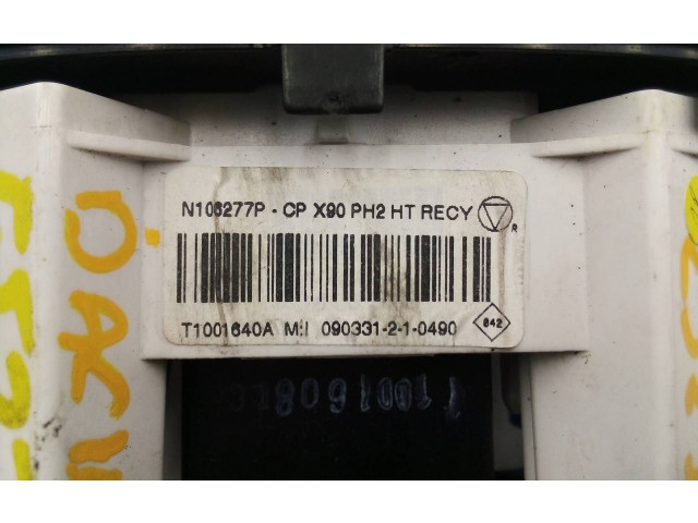 Блок управления климат-контролем T1001640A Dacia Sandero