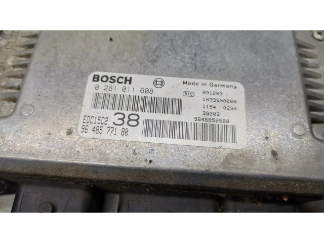 Řídící jednotka 0281011608, 9648577180 Fiat Ulysse 2003