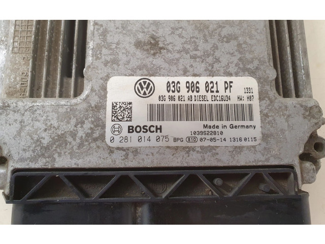 Řídící jednotka 03G906021PF Volkswagen Caddy 2008