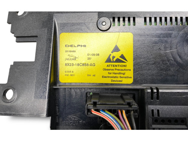 Блок управления климат-контролем 8X2318C858AG, 28189489 Jaguar XF