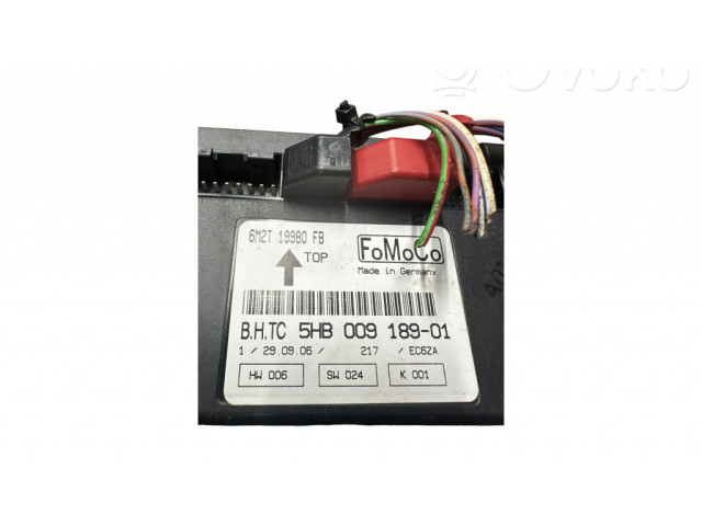 Блок управления климат-контролем 5HB00918901, 6M2T19980FB Ford Galaxy