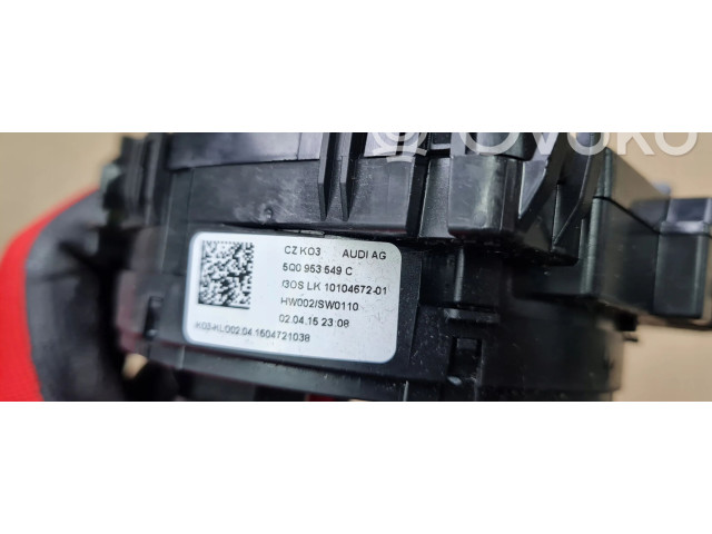 Подрулевой шлейф SRS 5Q0953549C Audi A3 S3 8V