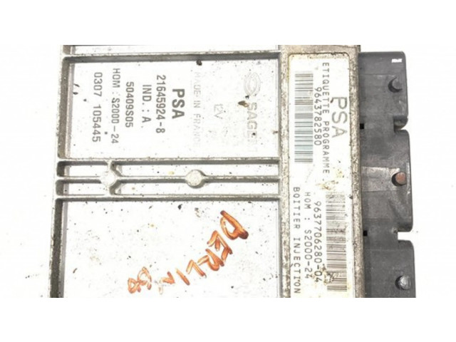 Řídící jednotka 9643782580, 216459248 Citroen Berlingo 2009