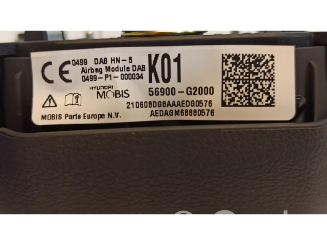 Подушка безопасности водителя 56900-G2000 Hyundai Ioniq