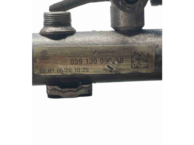 Топливная рампа 059130090AB, 059130090AB   Audi A6 S6 C6 4F  
