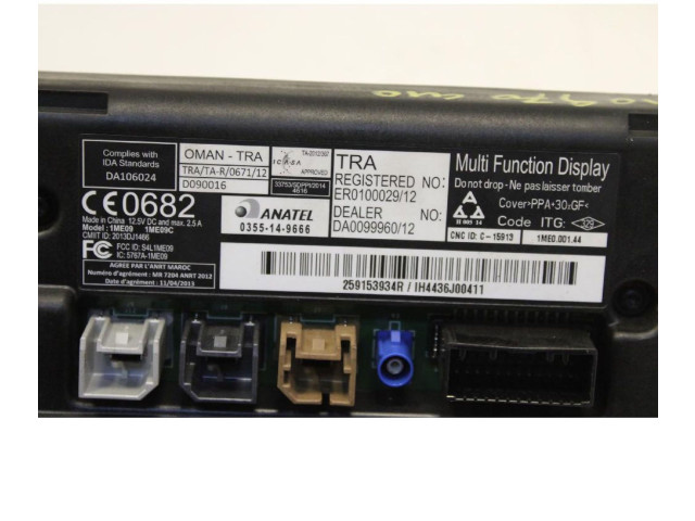 Дисплей    259153934R, 0355149666   Renault Clio IV