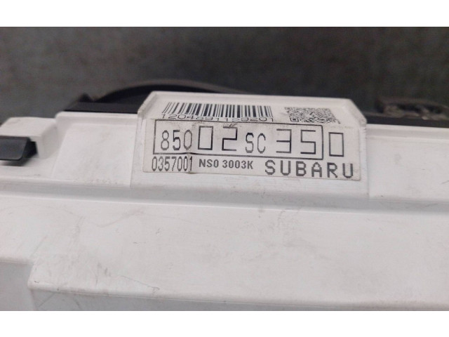 Панель приборов 85002SC350, 0357001 Subaru Forester SH