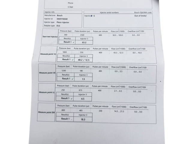 Vstřikovač 059130277CC, 0445116040 Audi A6 S6 C7 4G CDUC