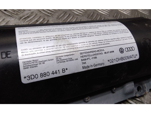 Подушка безопасности в сиденье 3D0880441B Volkswagen Phaeton