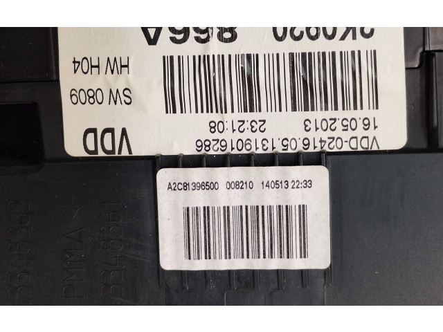 Přístrojová deska Volkswagen Caddy 2013 2K0920866A, DD02416