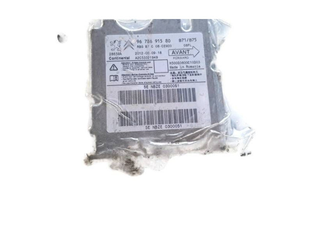 Блок подушек безопасности 9678691580 Citroen C4 II