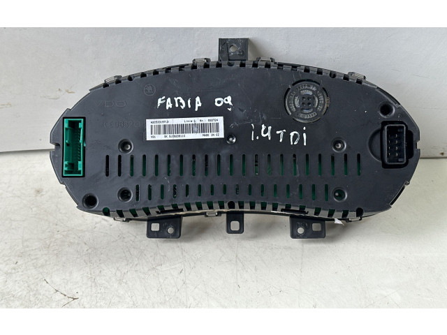 Панель приборов 5J0920811C, A2C53319713 Skoda Fabia Mk2 (5J)